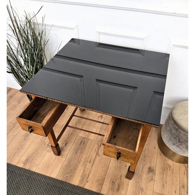 Brown Mid-Century Modern Italian Walnut Desk by Paolo Buffa, 1960s For Sale - Image 8 of 9