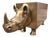Sculptural Rhinoceros Double Bottle Holder, 1970s For Sale