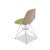 Herman Miller Fiberglas Sidechairs with Eiffelbase by Charles & Ray Eames for Herman Miller, 1970s, Set of 6 For Sale - Image 4 of 6