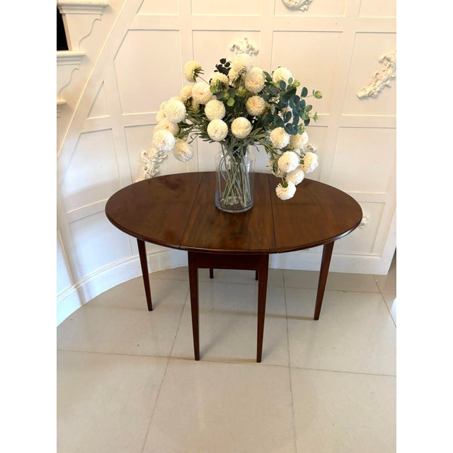 Early 19th Century George III Mahogany Drop Leaf Table, 1800s For Sale - Image 5 of 10