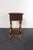Traditional Antique Aesthestic Movement Stained Oak Sewing / Decorative Box on Bamboo Stand For Sale - Image 3 of 12