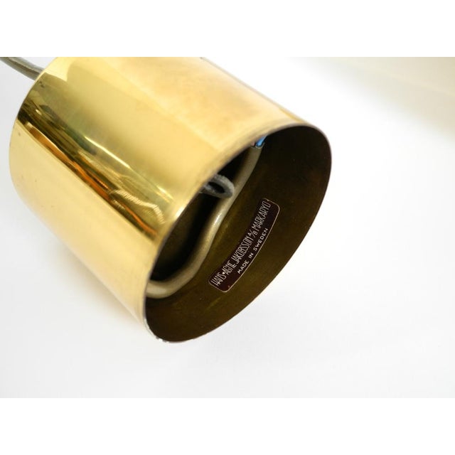 Model T 598 Pendant Lamp in Brass by Hans-Agne Jakobsson, Markaryd, Sweden, 1960s For Sale - Image 15 of 16