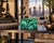 Contemporary Malachite Box Butterfly and Lake Italian Crafted Gemstone Box For Sale - Image 3 of 18