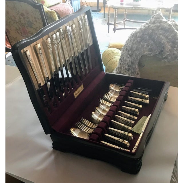 Oneida community silver plate coronation flatware set of 76 chairish
