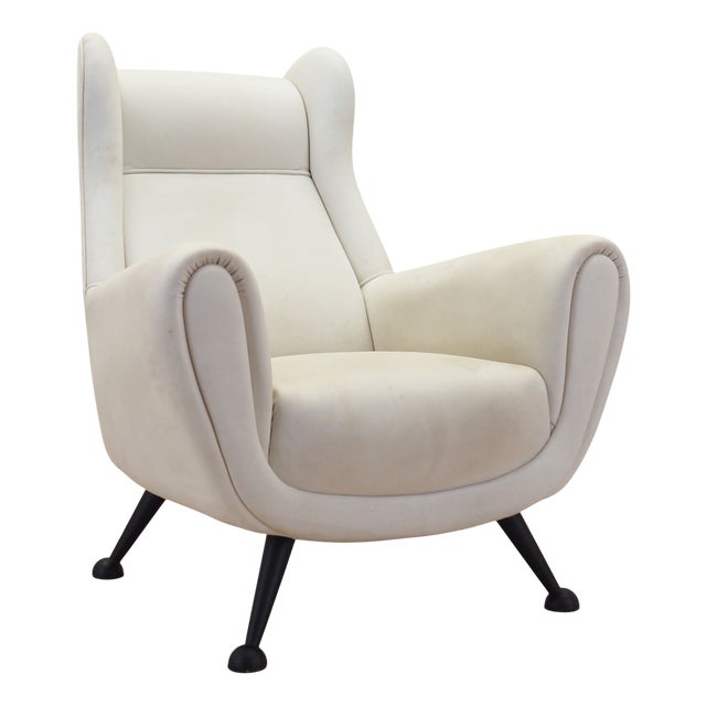 Vintage Italian Lounge Chair, 1980s For Sale