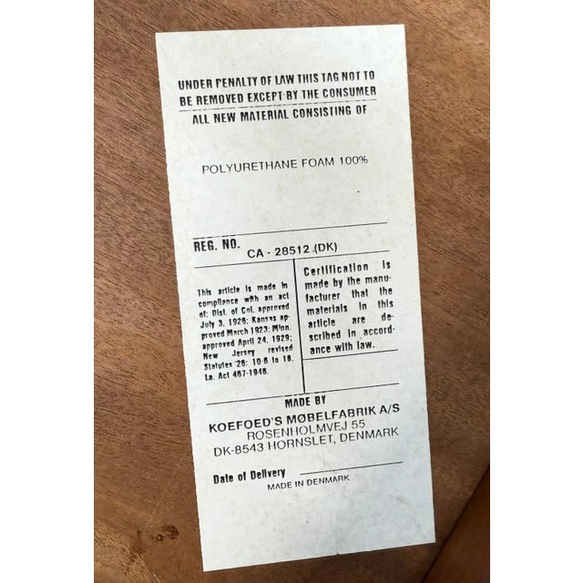 Brown Mid-Century Danish Modern Teak Koefoed "Eva" Arm Chairs - Set of 2 For Sale - Image 8 of 9