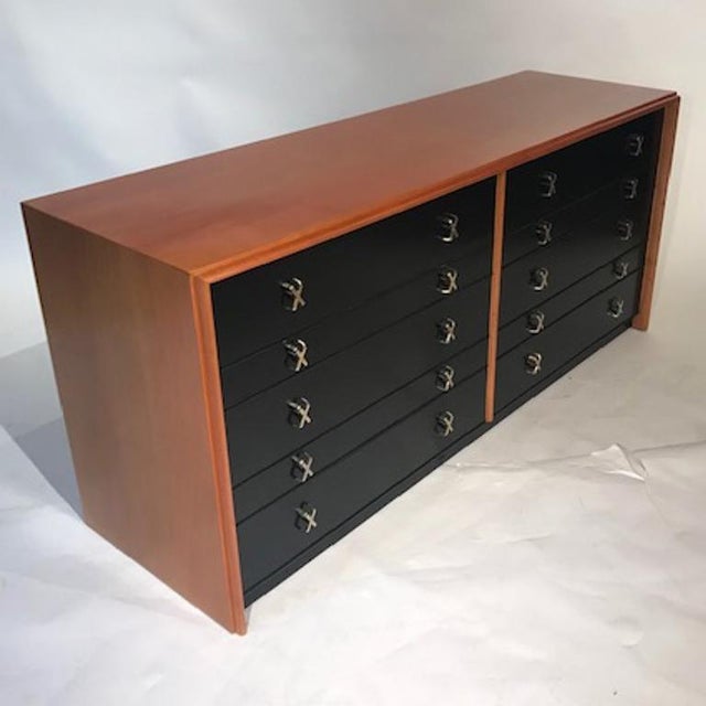 Paul Frankl For Johnson Furniture John Stuart 10 Drawer X Pull