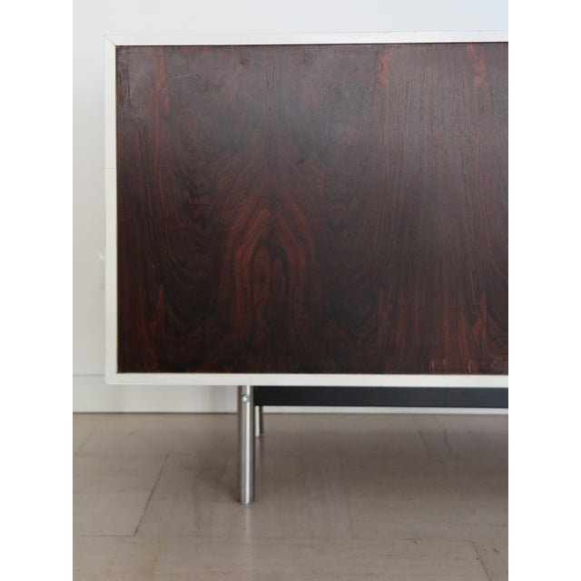 Sideboard in White Formica and Dark Wood, Italy, 1960s For Sale - Image 15 of 18