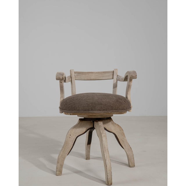 19th Century France Antique White Wood Armchair For Sale In Greensboro - Image 6 of 11