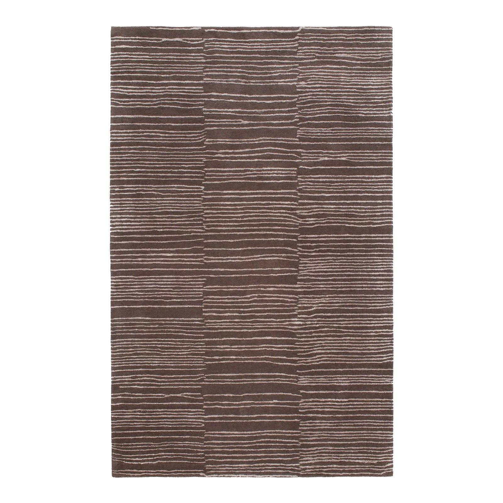 Marie Flanigan for Dash & Albert Striae Grey Tufted Wool Rug, 5' x 8 ...