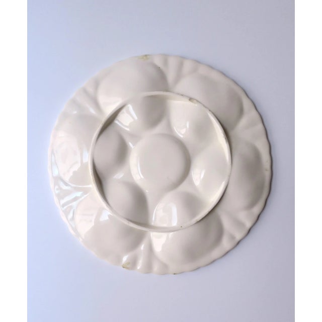 Off-white White Oyster Plate, Pair For Sale - Image 8 of 9