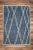 Textile Early 21st Century Blue 21st Century Modern Moroccan Style Wool Rug 9'1" X 12'9" For Sale - Image 7 of 8