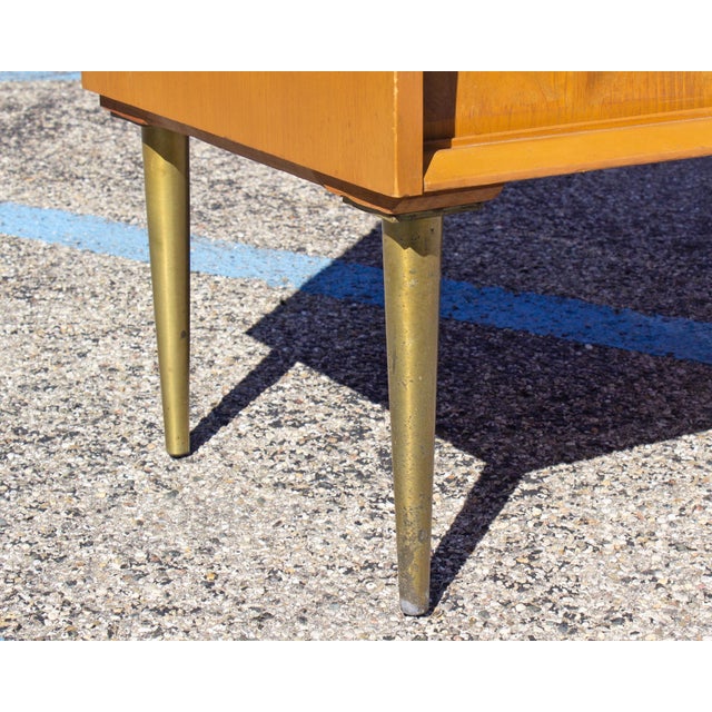 Wood Mid Century Modern Credenza Designed by Salvatore Bevilacqua For Sale - Image 7 of 10