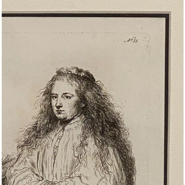 Late 18th Century Rembrandt Etching #33, by Francesco Novelli For Sale - Image 4 of 5
