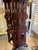 Antique Walnut Wood Revolving Bookcase on Wheels For Sale - Image 4 of 7