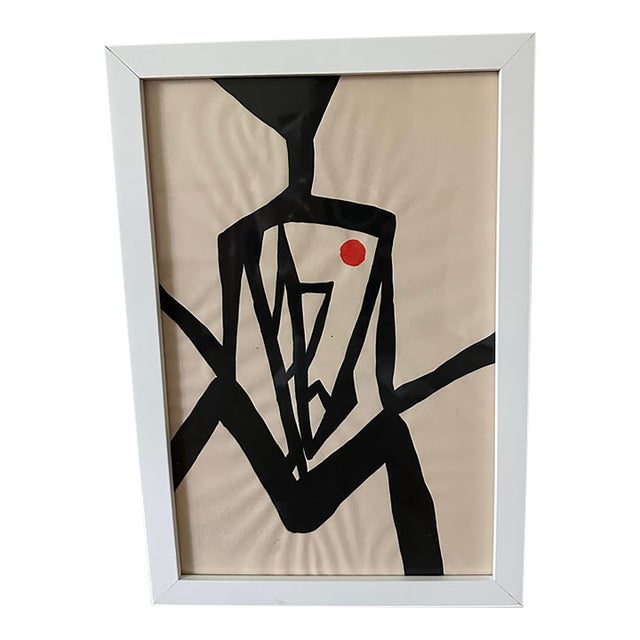 Mid 20th Century Modernist Minimalist Painting - Unknown Artist For Sale