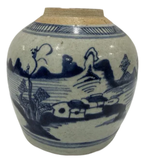 Antique Chinese Export Ginger Jar