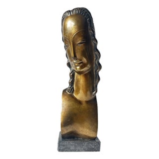 Adam Antes, Bust, 1922, Bronze For Sale