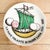 Hollywood Regency Fornasetti "Palloni" Themed Ceramic Hot Air Balloon Coasters Set of 5 For Sale - Image 3 of 13