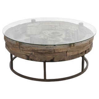 Industrial Coffee Table, 1920s For Sale