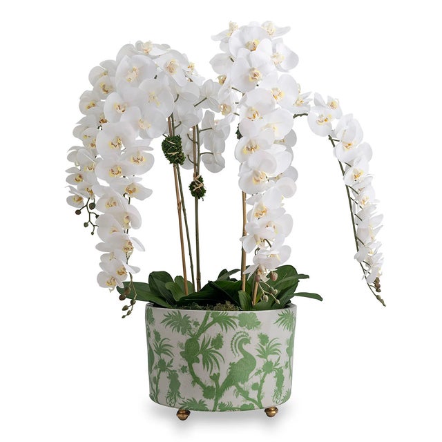 Balinese peacock is inspired by a nineteenth century archival French wallpaper roller print. Decidedly a South Seas look,...