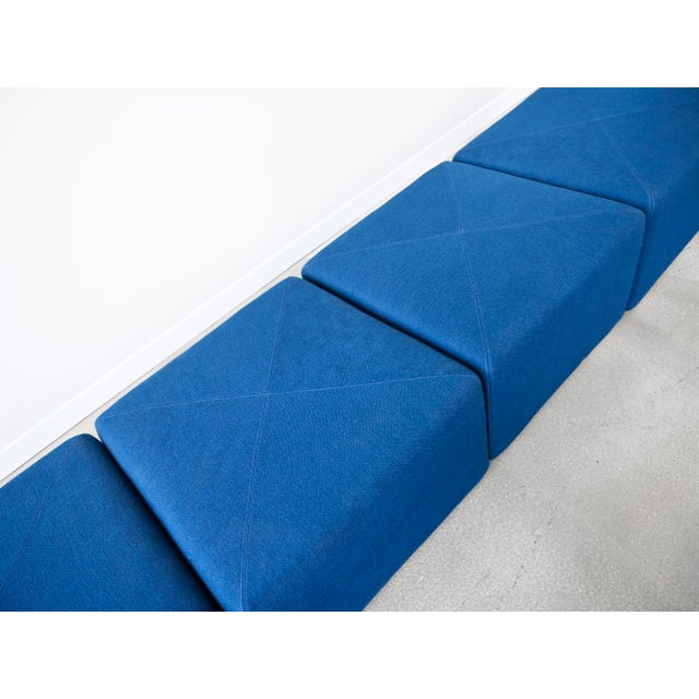 Giancarlo Piretti Modular Upholstered Sistema 61 Cube Seating by Giancarlo Piretti for Anonima Castelli - Set of 5 For Sale - Image 4 of 15