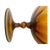 Amber Vintage Amber Optic Balloon Vase Empoli Style For Sale - Image 8 of 13