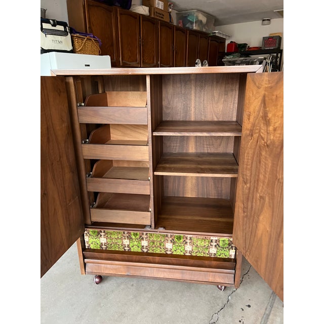 1970s Mid Century Modern Brutalist Dresser Pair by Tobago. Canada. For Sale - Image 5 of 11
