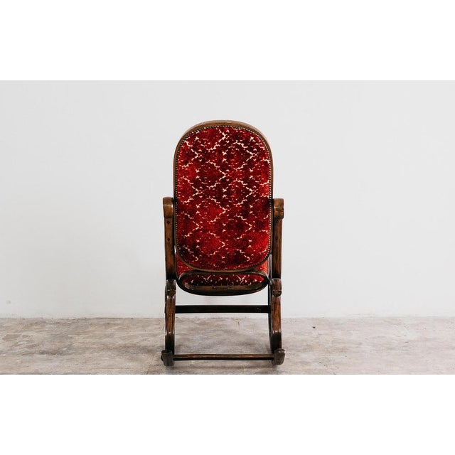Mid-Century Rocking Armchair, 1950s For Sale - Image 6 of 13