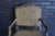 French Provincial Antique Carved French Walnut Cane Arm Chairs ~ a Pair For Sale - Image 3 of 12