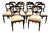 English Regency Carved Mahogany Dining Chairs, 1830s, Set of 10 For Sale