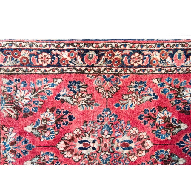 Persian Early 20th Century Persian Sarouk Rug For Sale - Image 3 of 15