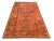 Rustic Vintage Overdyed Medallion Kilim Rug, Handwoven Wool, 6x10, Terracotta For Sale - Image 3 of 12