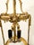 Art Nouveau Early 20th Century Two-Light Brass Lantern With Bow Details For Sale - Image 3 of 7