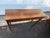 Late 20th Century Late 20th Century Custom Made Mahogany Hepplewhite Style 3 Drawer Console Table For Sale - Image 5 of 18