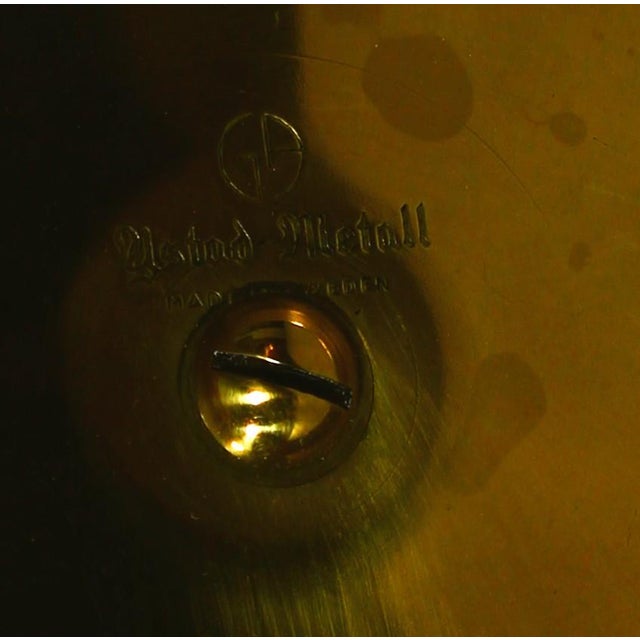 Brass Candelabra by Gunnar Ander for Ystad Metall, 1970 For Sale - Image 12 of 13