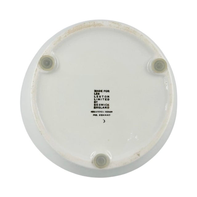 Mid 20th Century Vintage Les Leston Jaguar Steering Wheel Ceramic Ashtray Made in England For Sale - Image 5 of 10