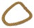 Late 20th Century Roberto Coin Barocco 1.36ct Diamond Soild 18k Yellow Gold Collar Necklace 124.9g For Sale
