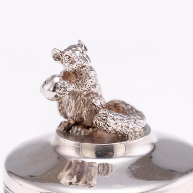 Vintage 20th Century English Silver Trinket Boxes from Brian Fuller, 1989, Set of 2 For Sale - Image 11 of 13