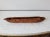 Wood Scarce Native American Carved Painted Antique Dugout Canoe Model For Sale - Image 7 of 12