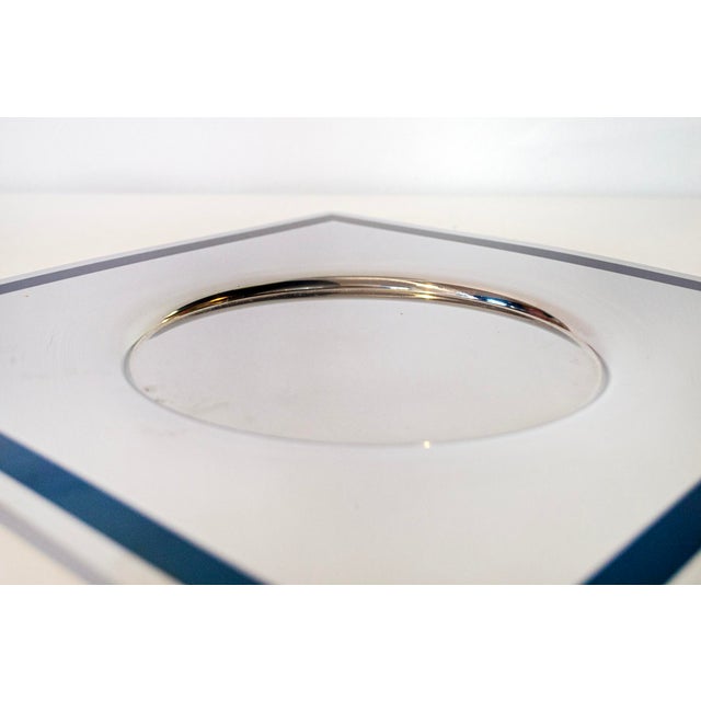 Vintage Italia Steel Tray from Sambonet, 1970s For Sale - Image 4 of 6