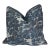 Anna Elizabeth for Greenhouse Fabrics Tapestry in Baltic 22" Pillow For Sale
