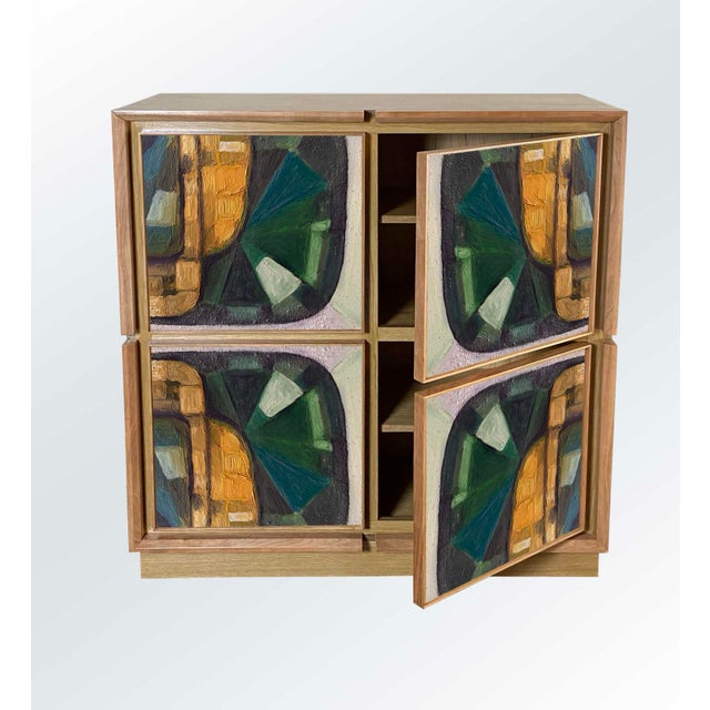 Blue Abstract Five Sideboard by Mascia Meccani for Meccani Design For Sale - Image 8 of 8