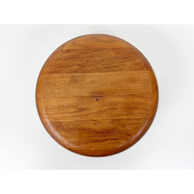 1960s Large Danish Teak Bowl by Richard Nissen For Sale - Image 5 of 11