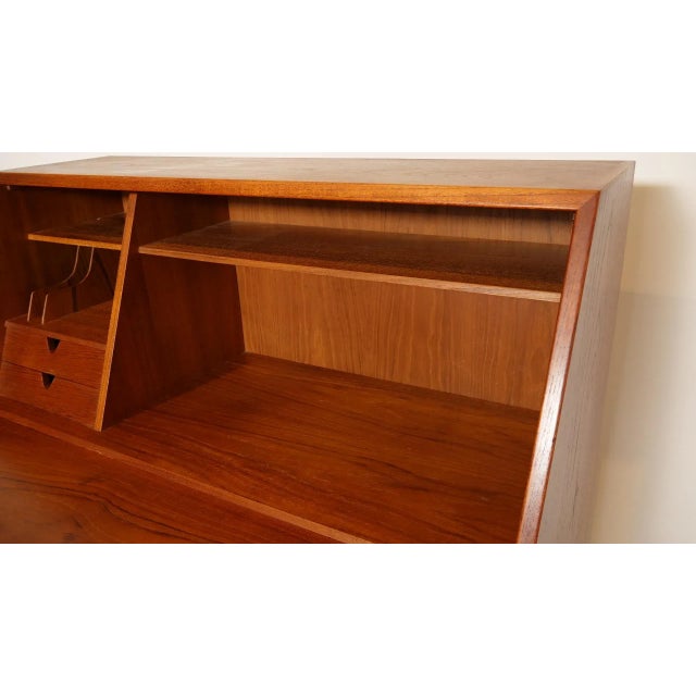 Vintage Teak Secretaire by Arne Wahl Iversen For Sale - Image 15 of 18
