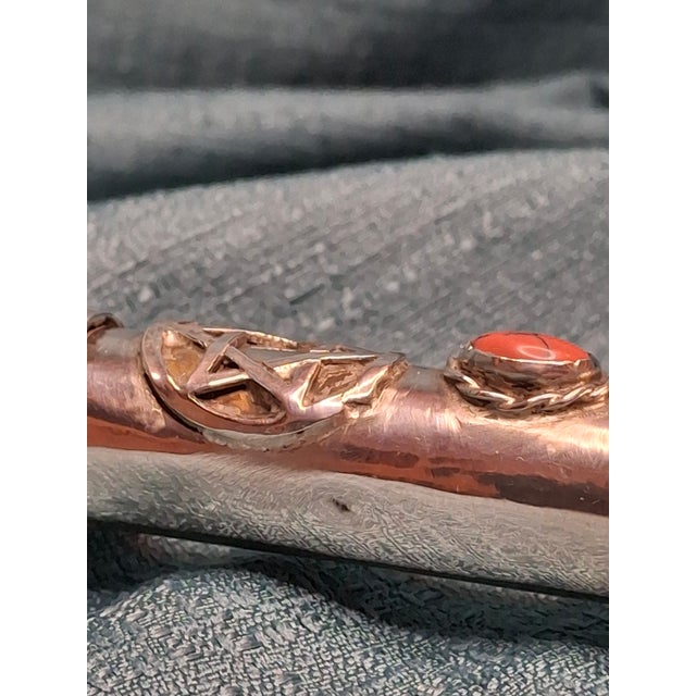 Silver Rare Antique 19th C. 84 Silver Torah Pointer Yad With Besamim Spice Holder Moscow For Sale - Image 8 of 18