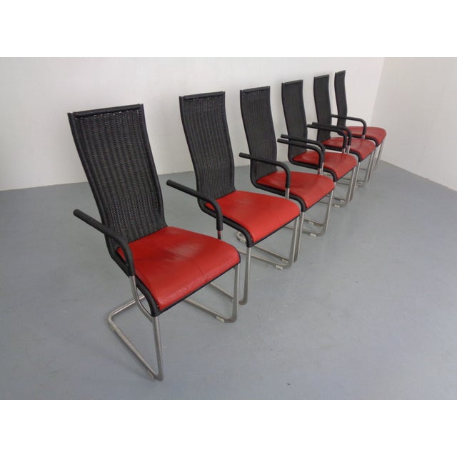 Kragstuhl D21 & B20 Cantilever Chairs by Jean Prouve & Axel Bruchhäuser for Tecta, 1980s, Germany, Set of 6 For Sale - Image 9 of 18