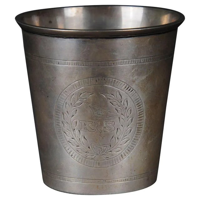 Metal Danish 830 Silver Cup by Holger Kyster For Sale - Image 7 of 7