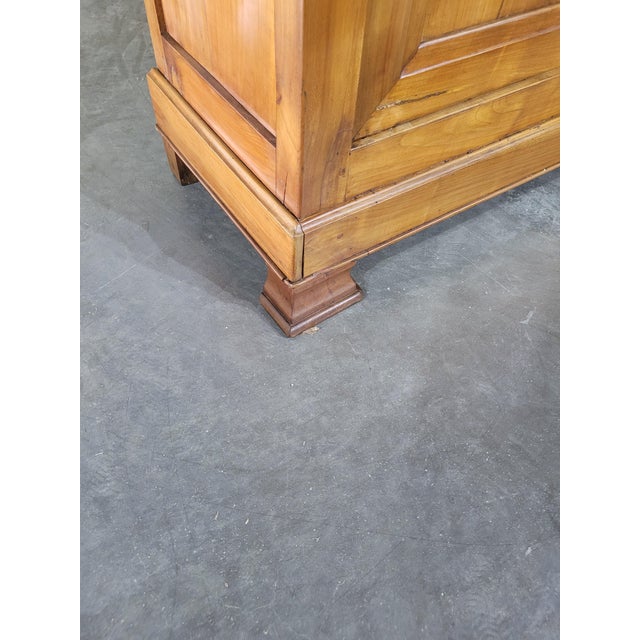 Louis Philippe Cherrywood Display Bookcase For Sale - Image 12 of 13