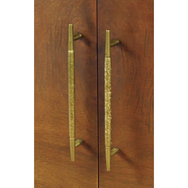 Harold M. Schwartz for Romweber Burled Sideboard With Floating Cabinet For Sale - Image 9 of 11